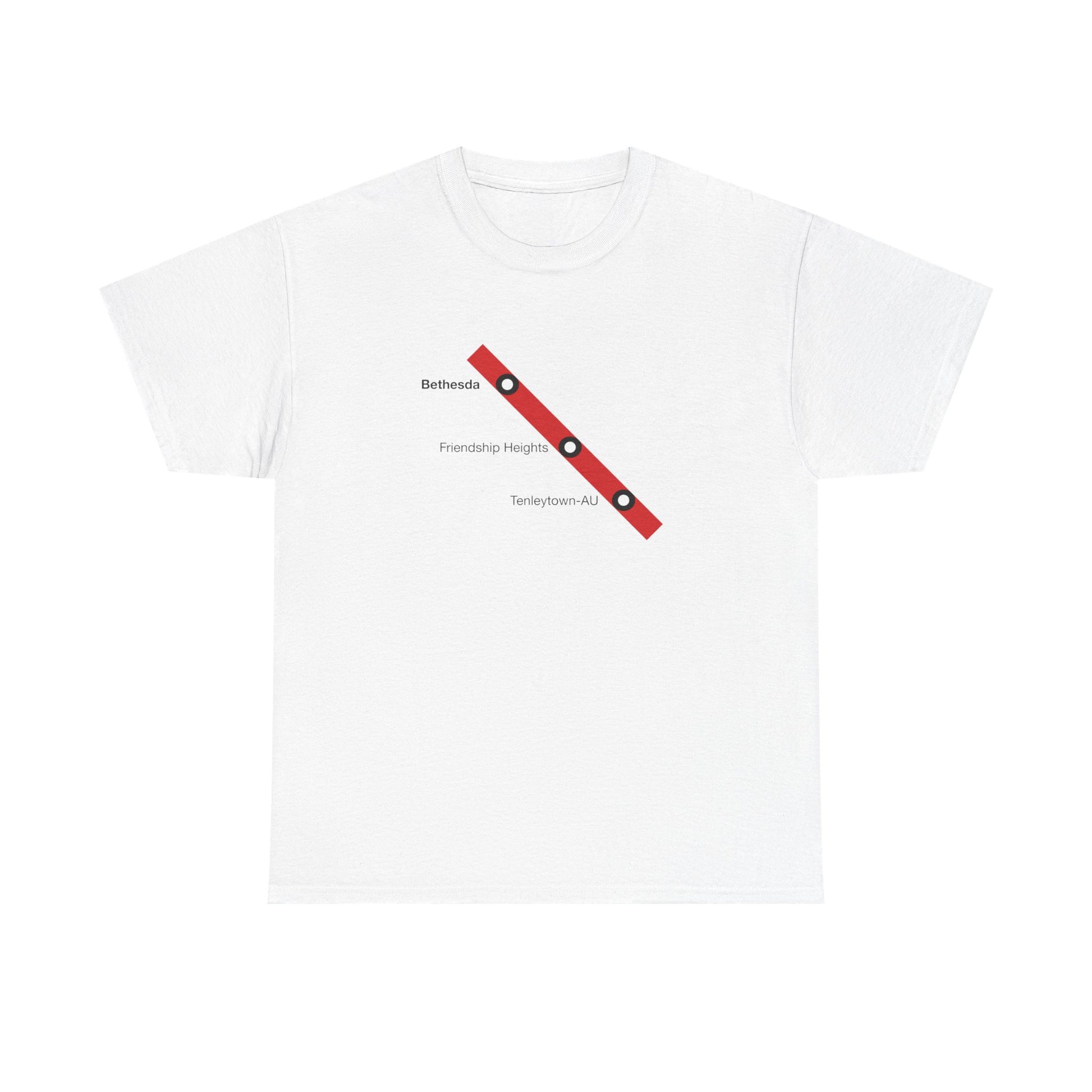 DC Metro Red Line Cotton T-Shirt