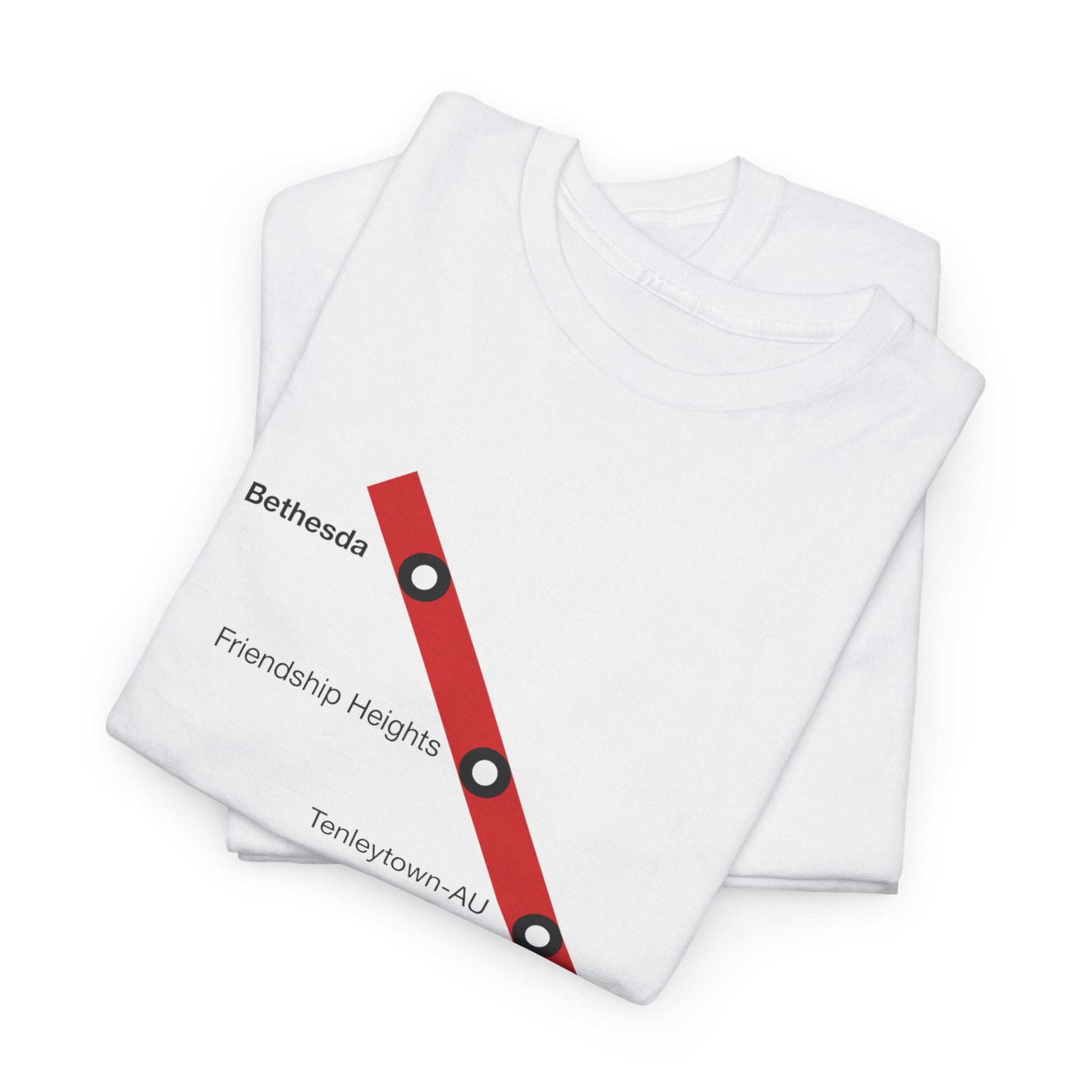 DC Metro Red Line Cotton T-Shirt