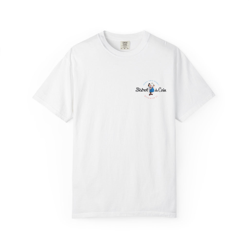 Charming Bistro T-Shirt, Vintage Style Tee, Casual Unisex Shirt, Perfect for Food Lovers, Ideal for Restaurant Staff, Great Gift Idea