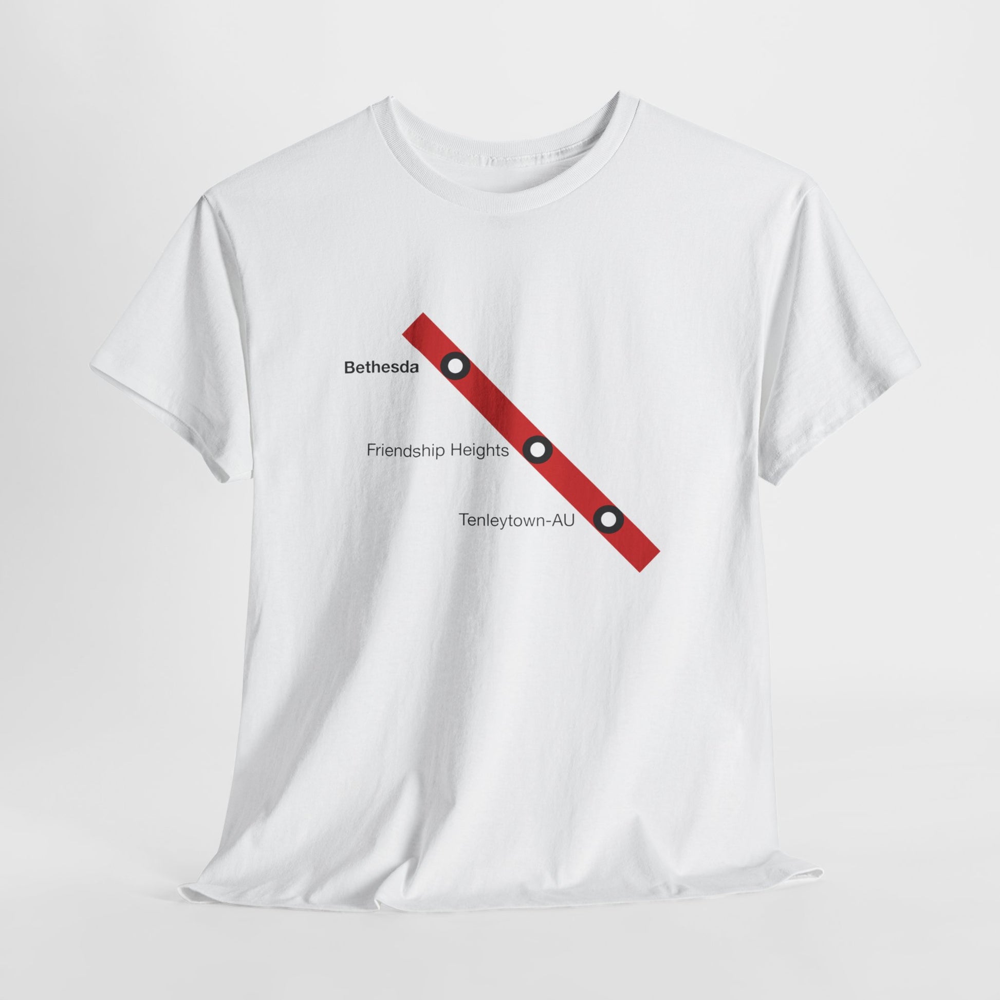 DC Metro Red Line Cotton T-Shirt